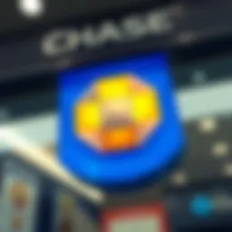 Chase bank logo displayed prominently at a branch