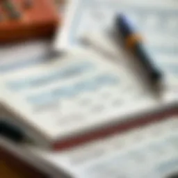 Detailed ledger showcasing financial records