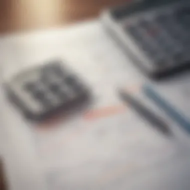 Understanding Income Limitations After Retirement A calculator and financial documents representing income limitations