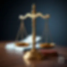Legal scales symbolizing fairness in debt collection