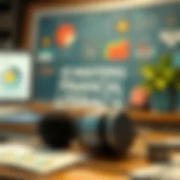 Visual representation of financial literacy concepts.