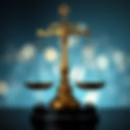 An intricate balance scale symbolizing justice in consumer rights protection