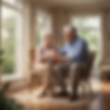 Embracing a Comfortable Retirement Lifestyle A serene setting depicting a retirement lifestyle