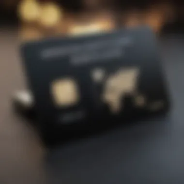 Artistic portrayal of the significance of the international black card